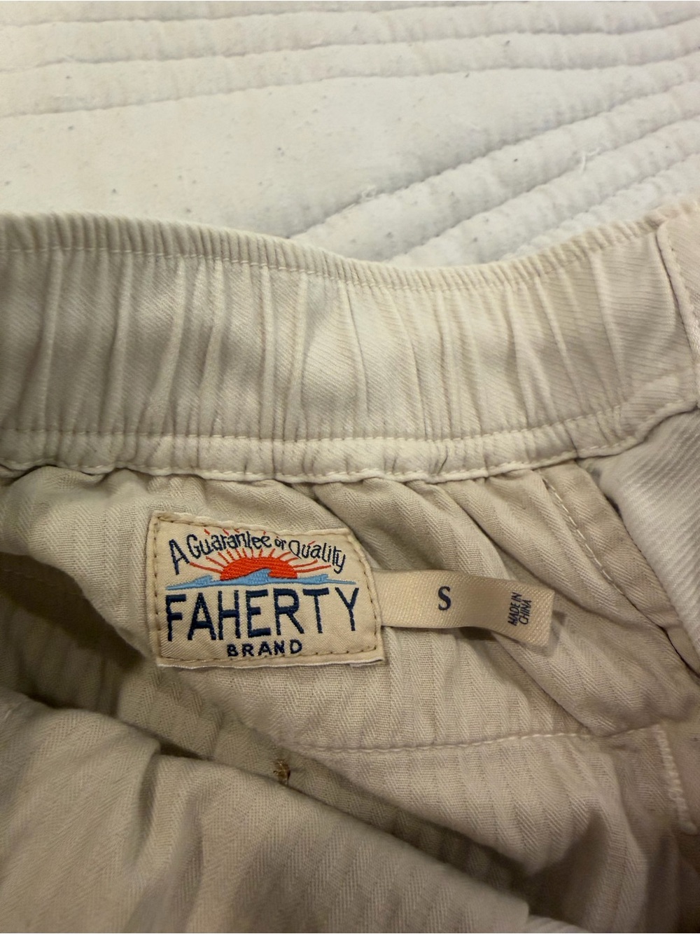 Men’s Faherty Essential Drawstring Short - Picture 3 of 3